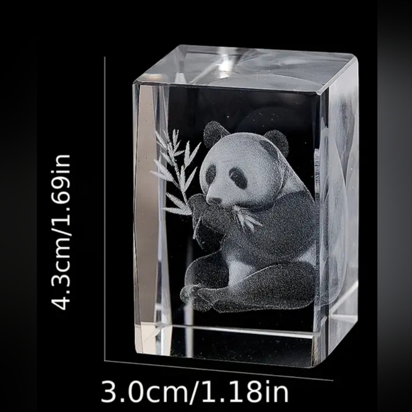 Panda Bear Crystal USB Light - Picture 6 of 6